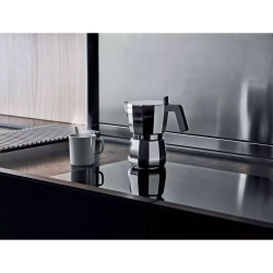 Alessi - Алюминиевая турка кофеварка  Moka на 9 чашек. / артикул   DC06/9 FM  / GTIN 8003299439461