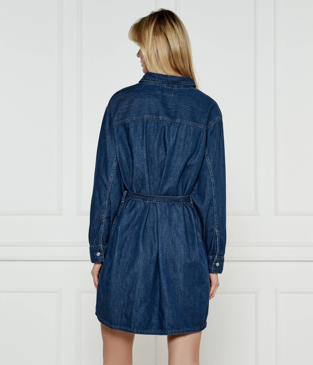 Джинсовое платье Calvin Klein Jeans - голубой(J20J225008)