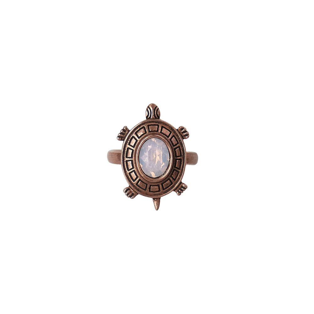 "Эмис" кольцо в медном покрытии из коллекции "Кассида" от Jenavi