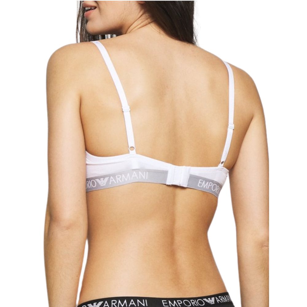 Женский бюстгальтер белый Emporio Armani 164410_CC318 00010