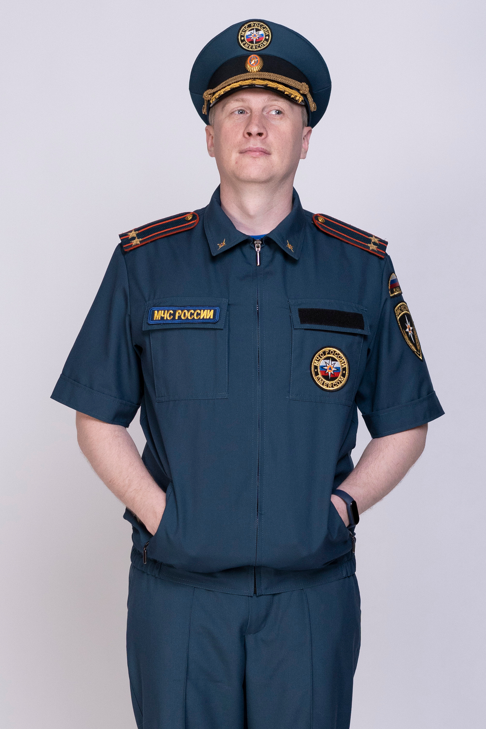 Костюм летний мужской МЧС (Патруль-240), короткий рукав