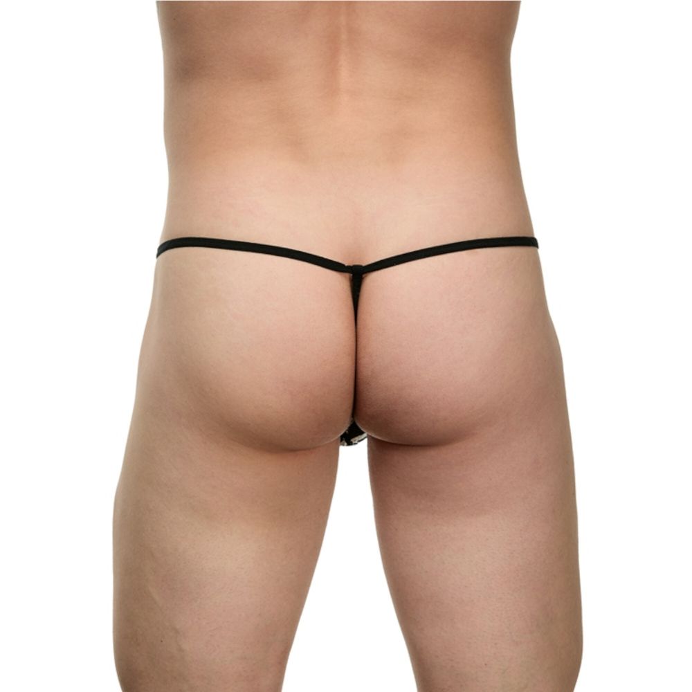 Мужские трусы стринги черные LaBlinque LB15747