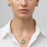 Комплект Fiore Luna, колье и серьги SG209474E-001 G