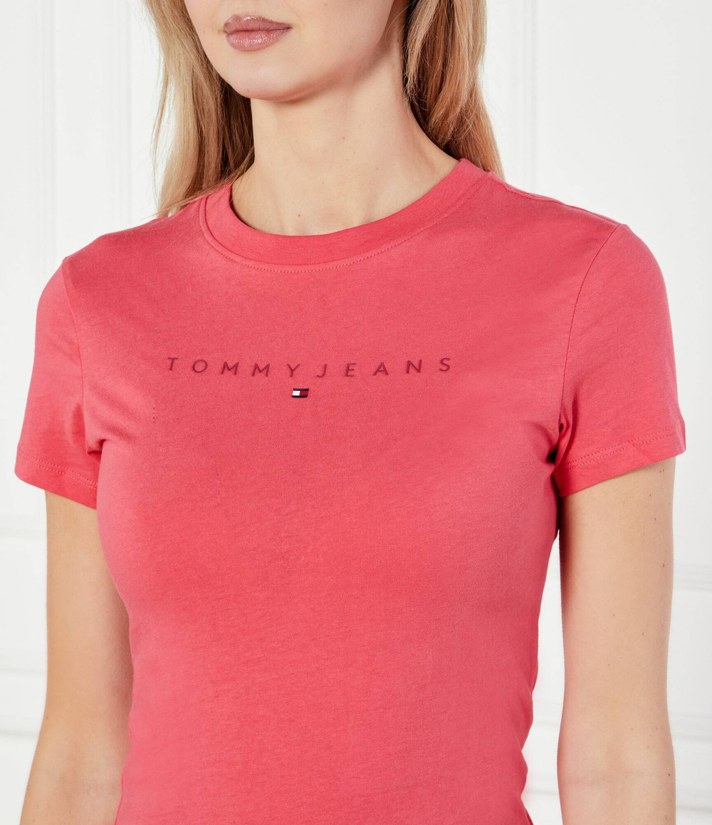 Футболка Tommy Jeans - розовый(DW0DW20315)