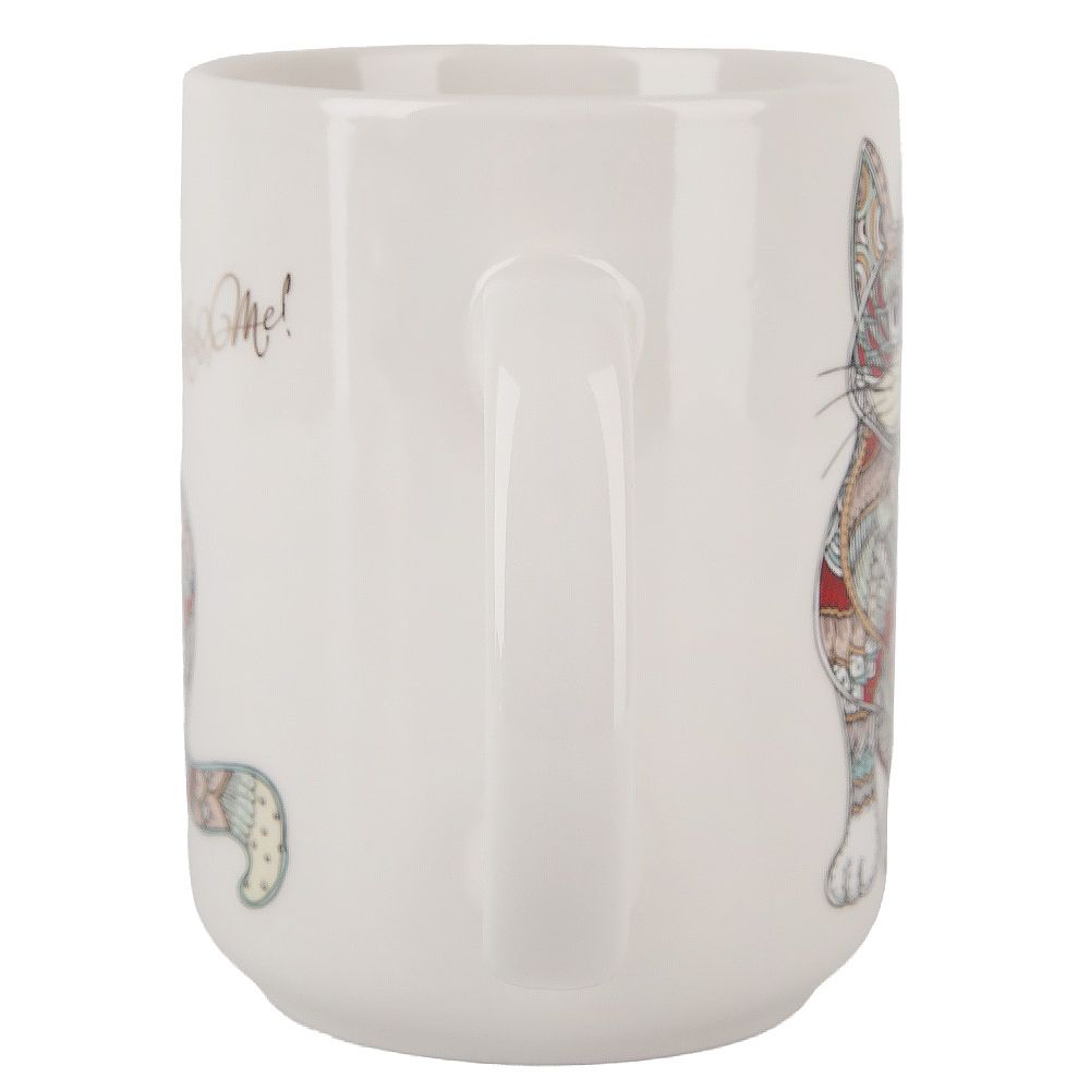 Кружка "Kitty" v=380мл (фарфор) (картонная цветная лента)