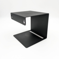 Держатель для туалетной бумаги MetaDec Quadratic c полочкой для телефона, черный