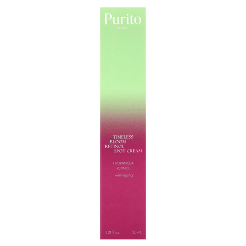 Purito, Timeless Bloom, крем против точечного применения с ретинолом, 30 мл (1,01 жидк. унц.)