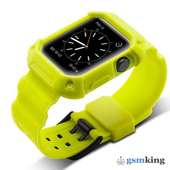 Protective Silicone Case Yellow (Жёлтый) for Apple Watch