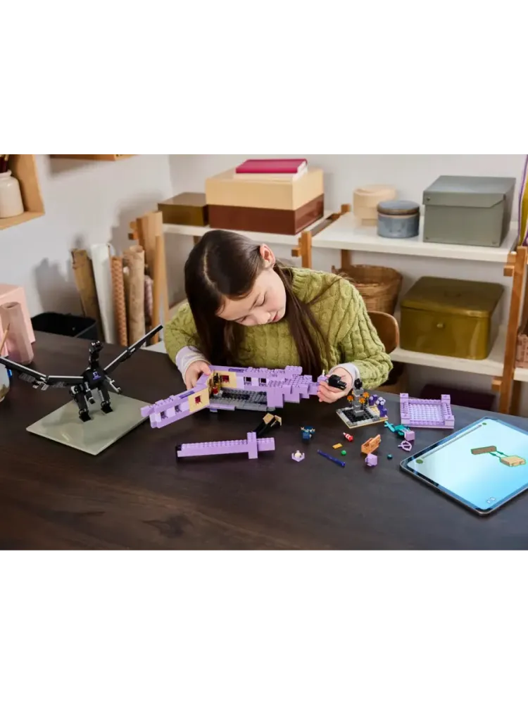 Конструктор Minecraft 21264 Дракон и Корабль Края