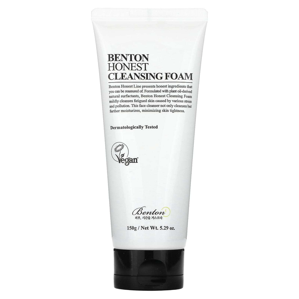 Benton, Honest, очищающая пенка, 150 г (5,29 унции)