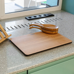 Выключатель одноклавишный проходной с подсветкой (черный матовый)