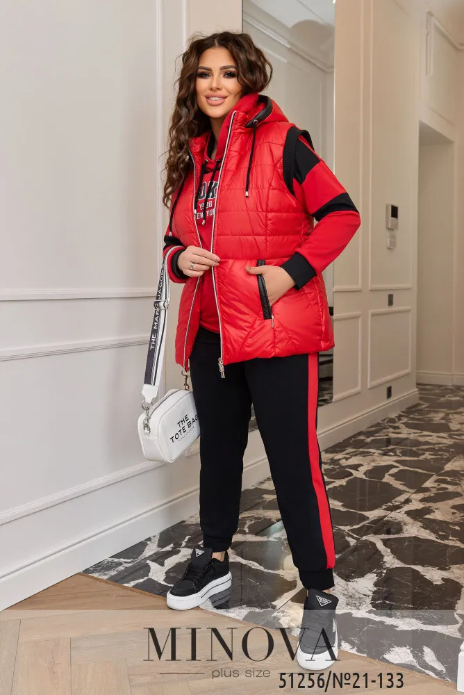 Костюм 21-133-красный Minova