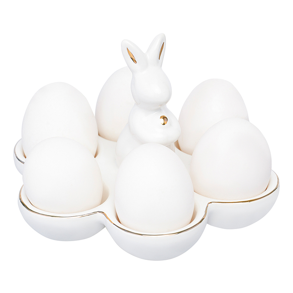 Подставка для яиц easter bunny из коллекции essential, 17х17x12,5 см