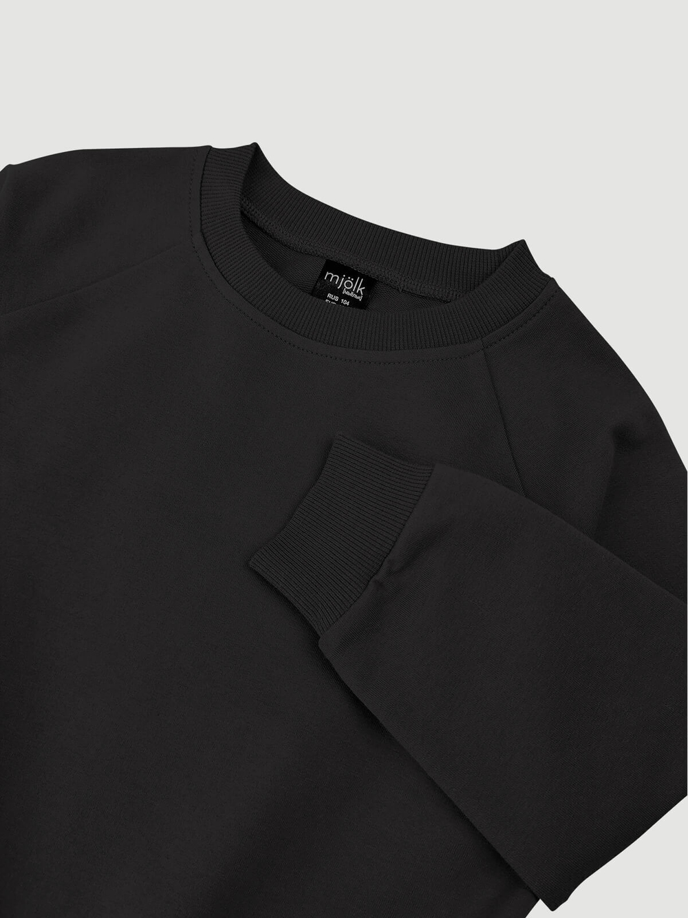 Свитшот оверсайз Mjölk Black, уценка