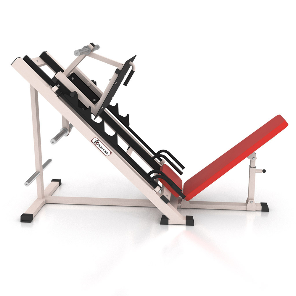 Жим ногами на свободных весах Серый