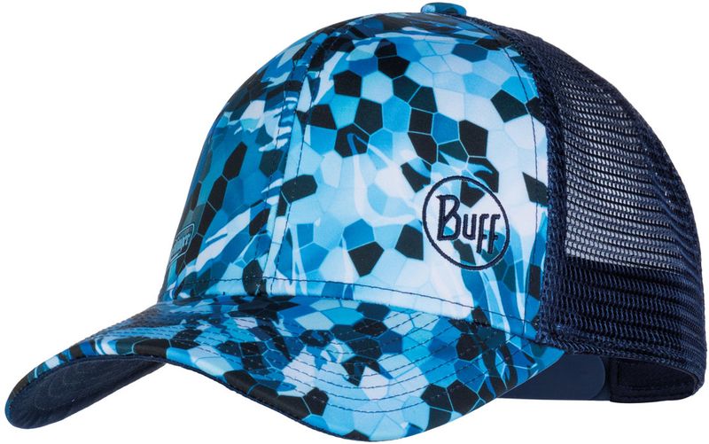 Кепка Buff 6 Panels Mosaic Camo Marine Blue Фото 1