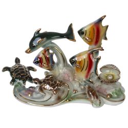 GAEM Фигурка декоративная "Морская композиция", L13 W6,5 H9 см