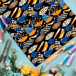 Ткань премиум дюспо карамельный калейдоскоп