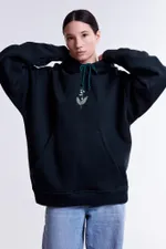 Худи Гербарий Ландыш Warm Темно-зеленый