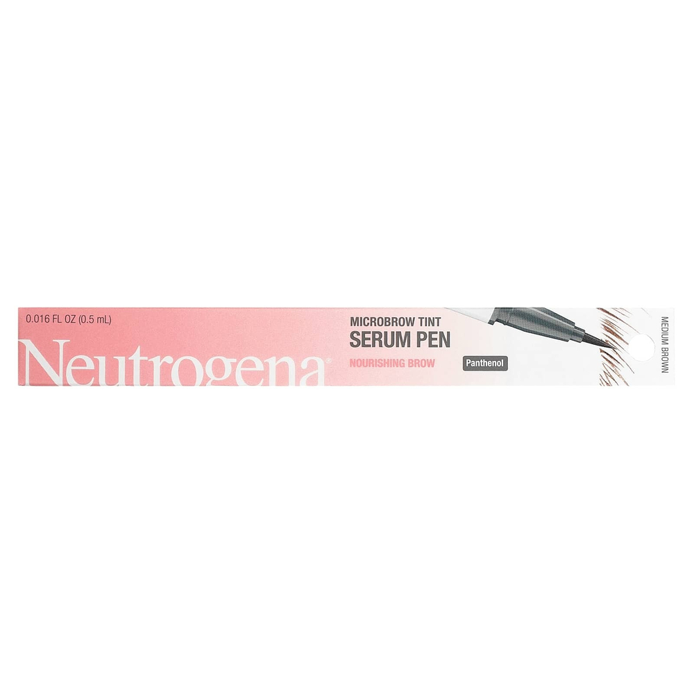 Neutrogena, Сыворотка-ручка Microbrow, оттенок коричневого цвета, 0,5 мл (0,016 жидк. унц.)