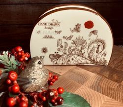 Lenardi 110386 Салфетница 15х11х4,5 см ПТИЧИЙ ДВОРИК в под.уп.(х36)