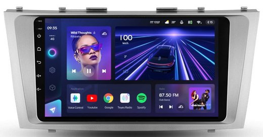 Магнитола для Toyota Camry 2006-2011- Teyes CC3 Android 10, ТОП процессор, 4/32 Гб, CarPlay, SIM-слот