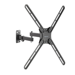 Кронштейн Kromax CORBEL-7 черный 22"-65" макс.30кг настенный поворот и наклон