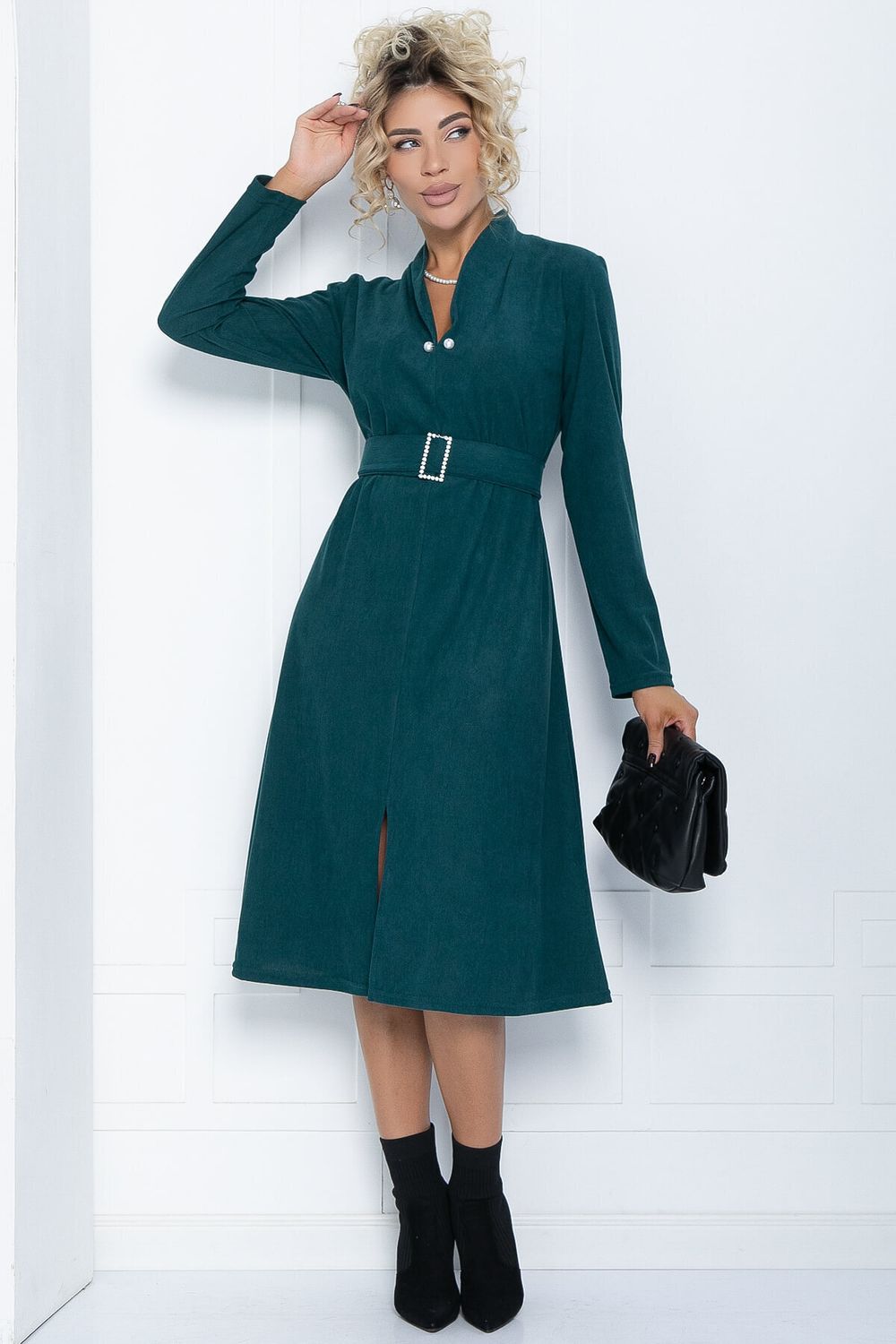 Платье Дарьяна НЬЮ (изумрудное) П12107 LT Collection (Акция)