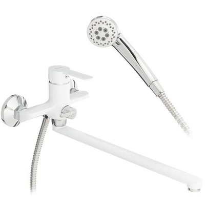 Смеситель для ванны, Frap, с картриджем, бел, F2241