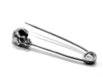 Булавка из серебра Pin-Skull-1 SPIN-01