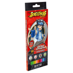 Карандаши цветные 12шт. 12цв. заточенные "Дикие Скричеры" (Академия Групп)