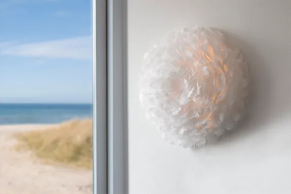 Настенно-потолочный плафон Umage EOS Up Mini, Ø40х15 см, белый