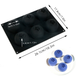 Силиконовая форма "Голубика"