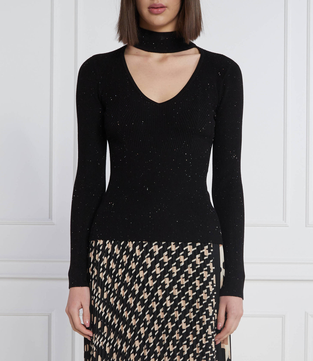 свитер 1981 ankle GUESS - черный(W3RR58 Z34O0)