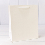 Пакет подарочный 26х32х12см (Белый, Крафт)
