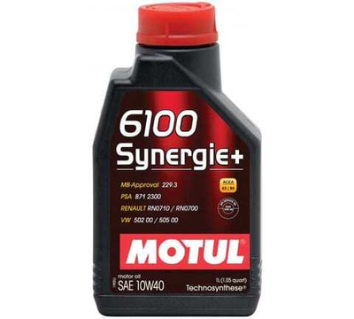 Масло моторное 6100 Synergie+ (1 л; 10W40) MOTUL 108646