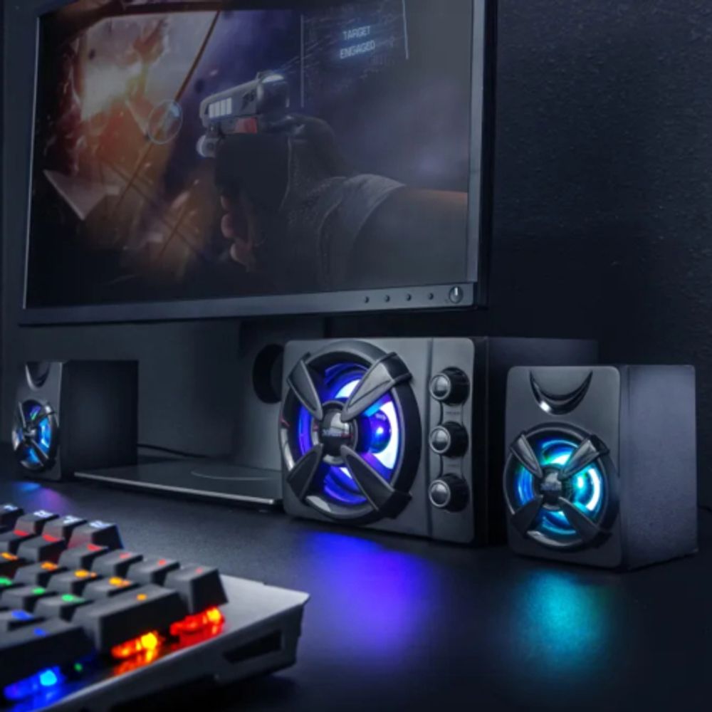 Акустическая система Trust 23644 2.1 активная проводная настольная игровая Ziva | Колонки