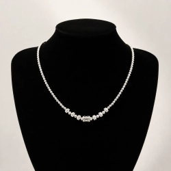 Колье-чокер YIDA «Серебряные бусины» Silver