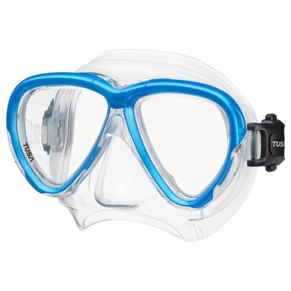 Маска TUSA M-2004 Intega прозрачный/голубой