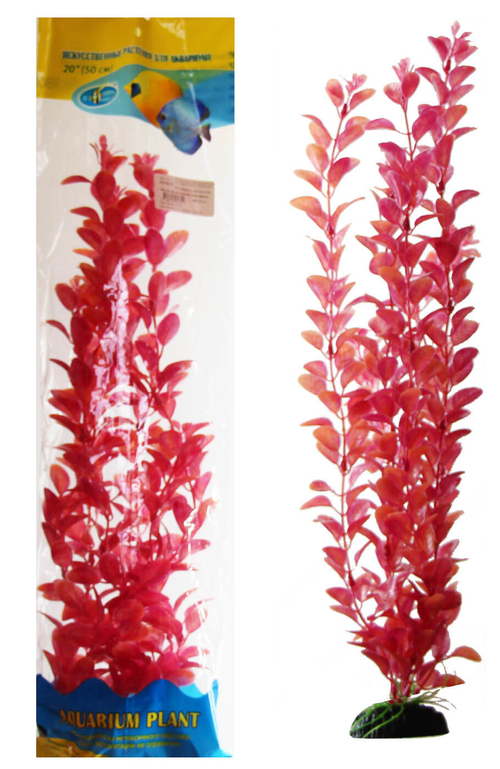 Растение пластиковое "Биодизайн" людвигия красная, 50см.