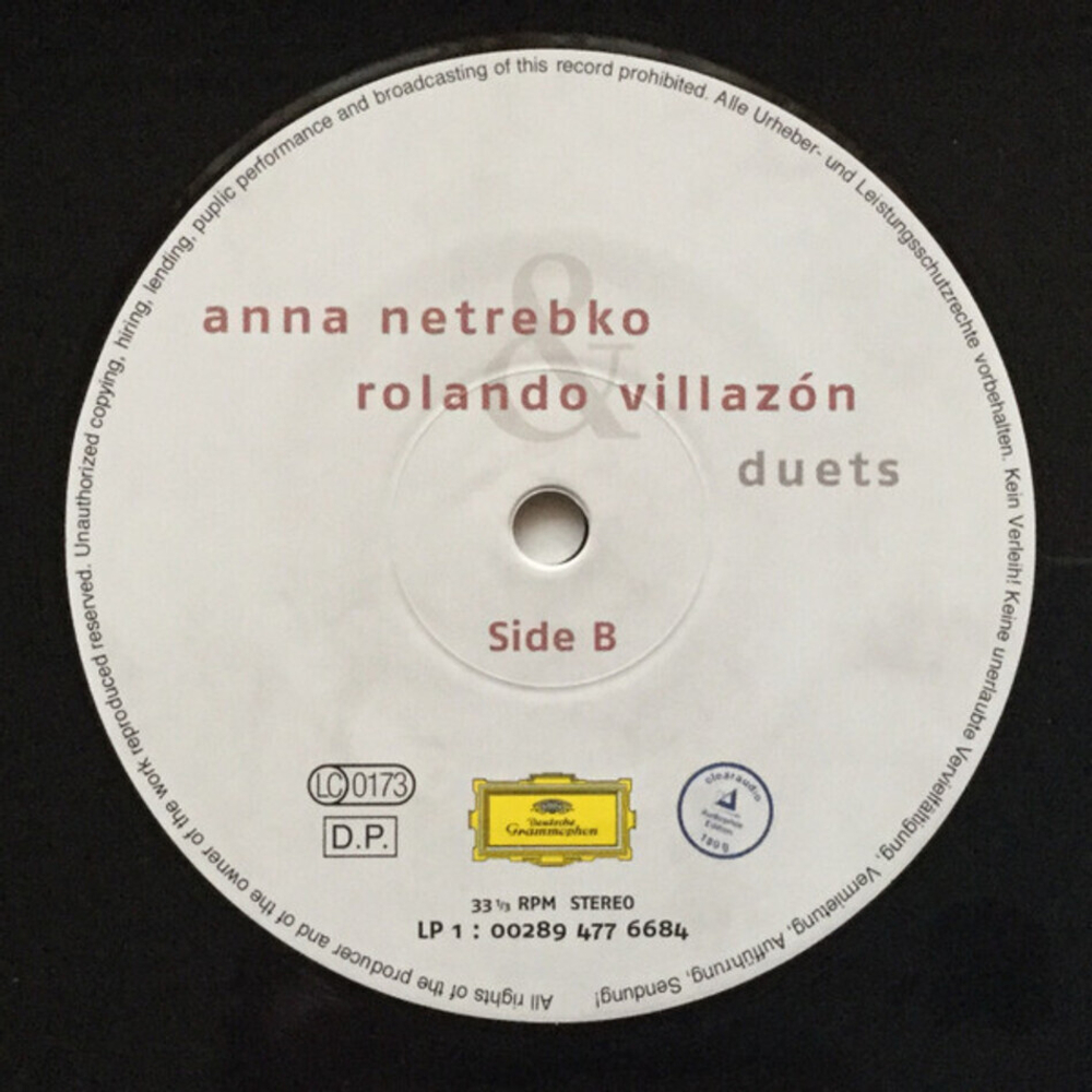 Anna Netrebko, Rolando Villazon, Staatskapelle Dresden, Nicola Luisotti / Duets (2LP)