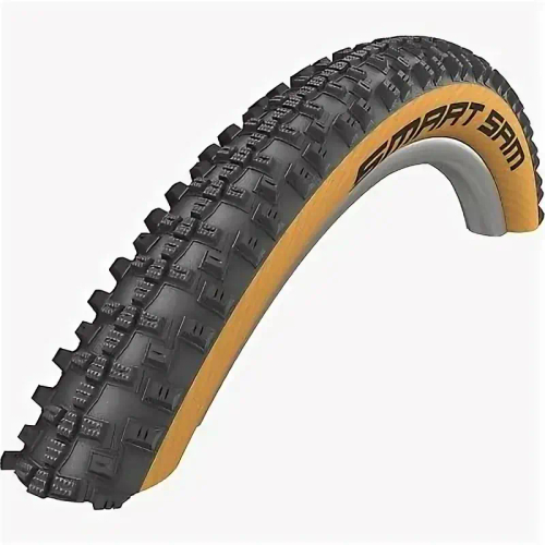 Покрышка Schwalbe 27.5"x 2.25 (584-57), SMART SAM, Wire, EPI 67, черная/коричневая