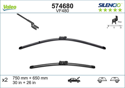 VALEO - 574680-VAL - Wiper Blade
