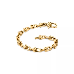 Браслет из жёлтого золота 18k,Tiffany ⚜️Hard Wear Small link