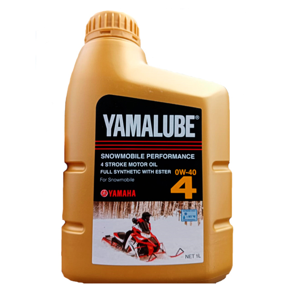 Масло Yamalube 0W-40, 4T Synth Oil w Ester Snow 1 л