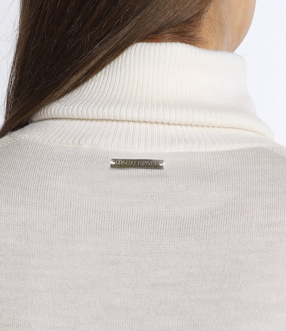 Хлопковый гольф Michael Kors - кремовый (MU260DN4VR)