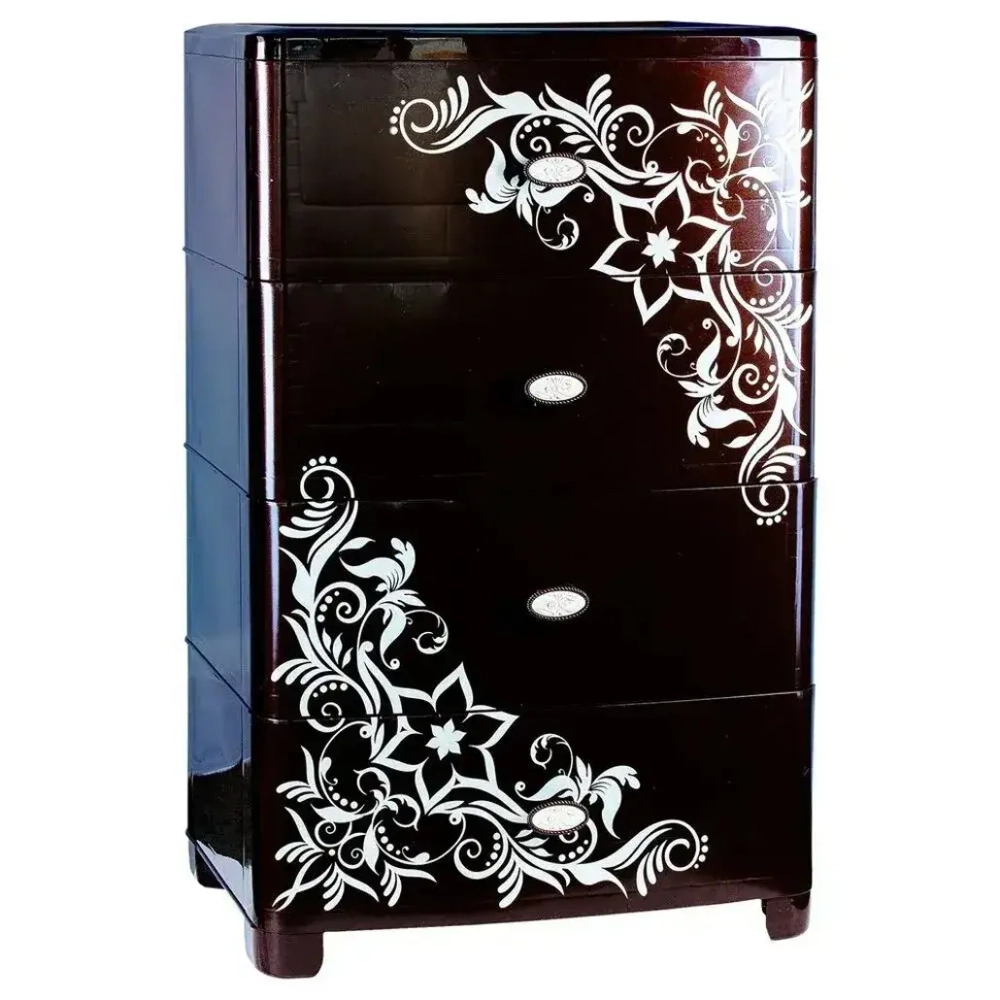 Комод широкий Эдем гладкий (шоколад)