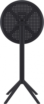 Стол пластиковый барный складной Siesta Contract Sky Folding Bar Table 60, черный