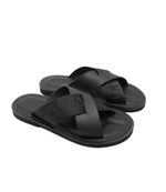 Кожаные шлепанцы Emporio Armani - черный(X4P124 XN787)