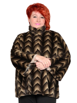 Жакет из искусственного меха Шиншилла